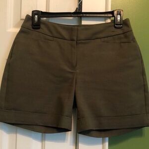 Army green dress shorts